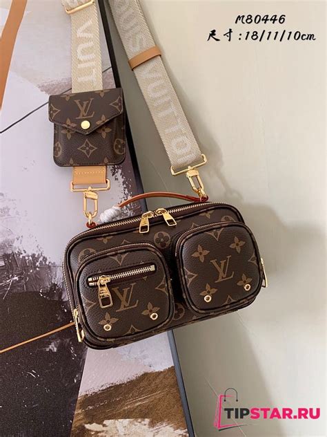 lv m80446|LOUIS VUITTON Utility Cross Body Bag Monogram Canvas .